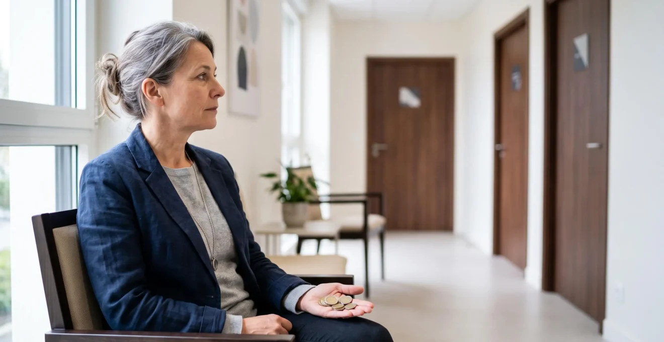 Illustration symbolique représentant le choix entre différents secteurs médicaux et leur impact sur le reste à charge du patient