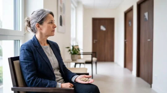 Illustration symbolique représentant le choix entre différents secteurs médicaux et leur impact sur le reste à charge du patient